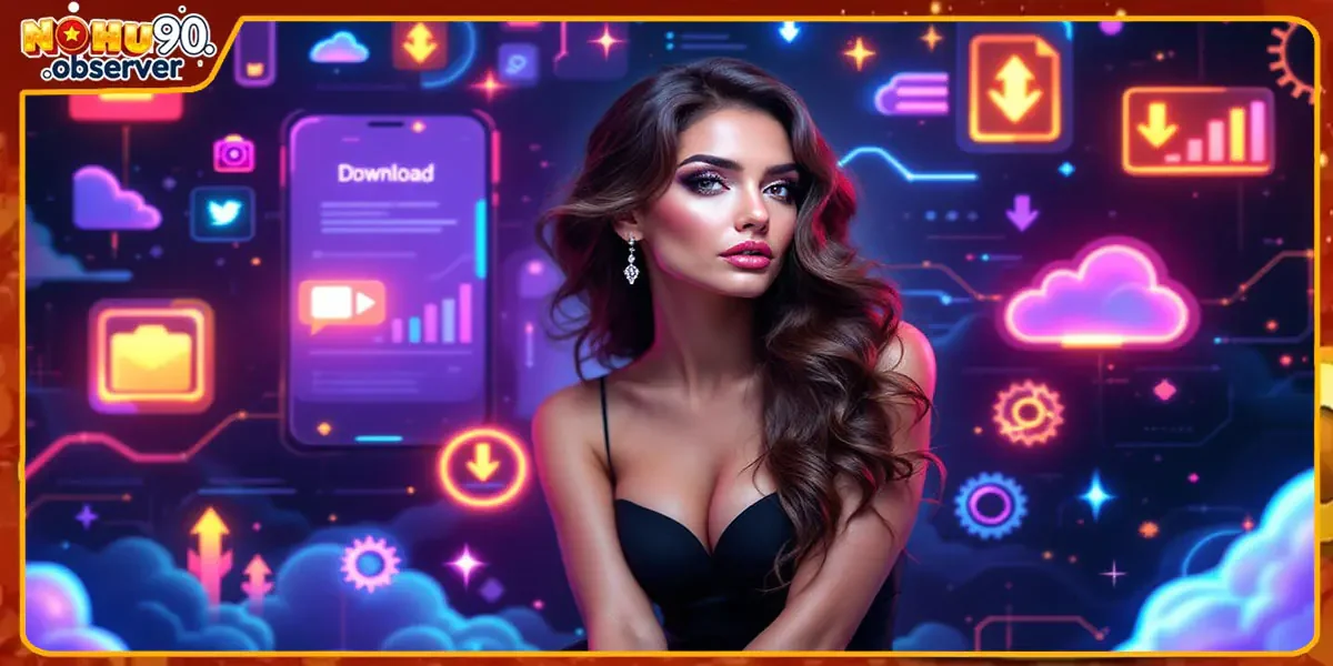 Ưu đãi khuyến mãi khi người chơi tải app NOHU90